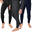 Thermounterhose Herren 3er Set | Sportunterwäsche | Anthrazit/Blau/Schwarz