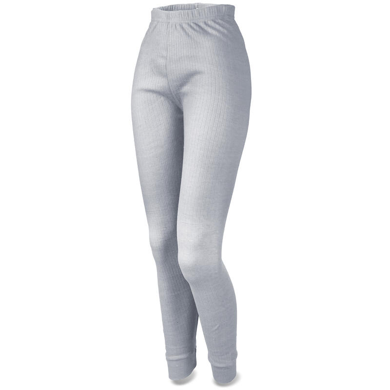 Pantaloni termici | Biancheria sportiva | Donna | Pile interno | Grigio