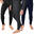 3 pantaloni termici | Biancheria sportiva | Uomo | Antracite/Blu/Nero
