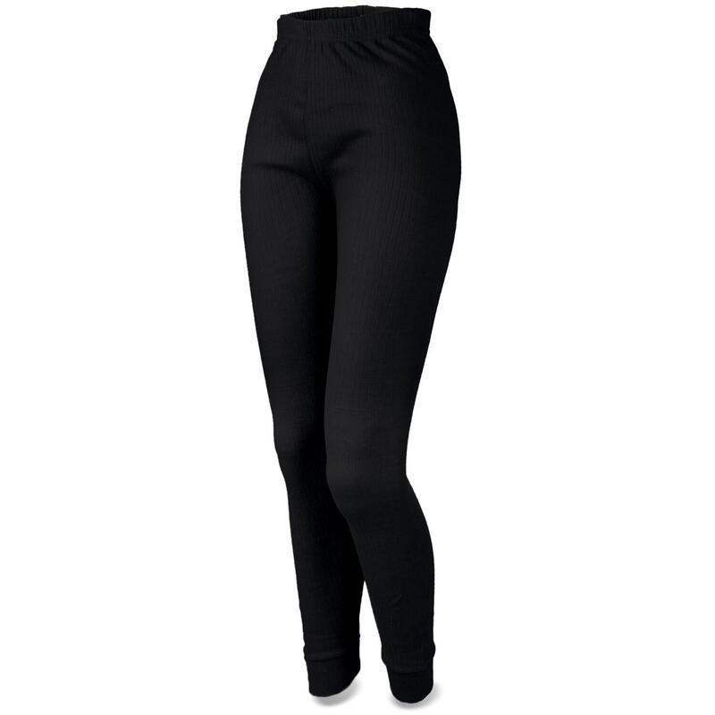 Thermounterhose Damen | Sportunterhose | Innenfleece | Schwarz