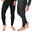Conjunto de 2 calças térmicas para homem | calças funcionais | Antracite/Preto
