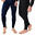 2 pantaloni termici | Intimo sportivo | Uomo | Pile interno | Blu/Nero