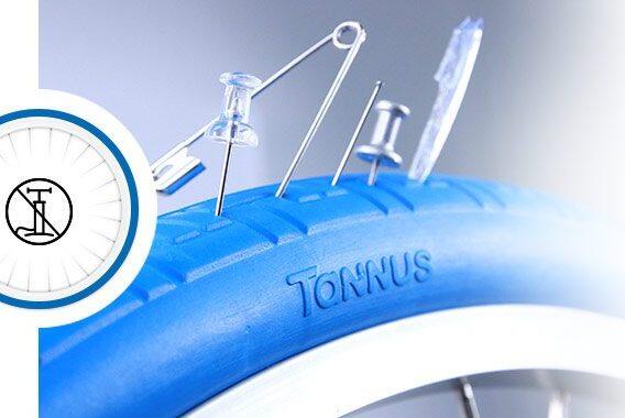 Novo pneu Slick 700 * 25C (25-622) Regular ciclismo Preto TANNUS AIRLESS TIRE 3/5