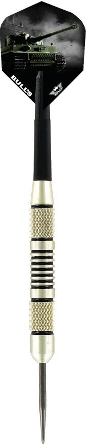 Fléchettes Bull's Tank Nickel Silver Steeltip 3/6