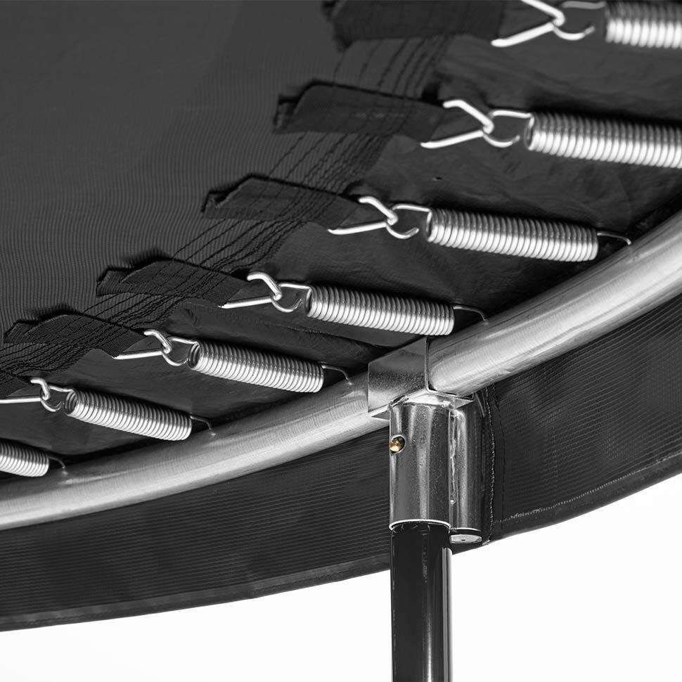 10ft Salta Black Round Comfort Edition Trampoline with Enclosure 3/7