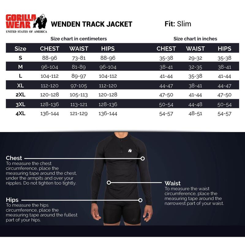 Wenden Track Jacket Black/Gold