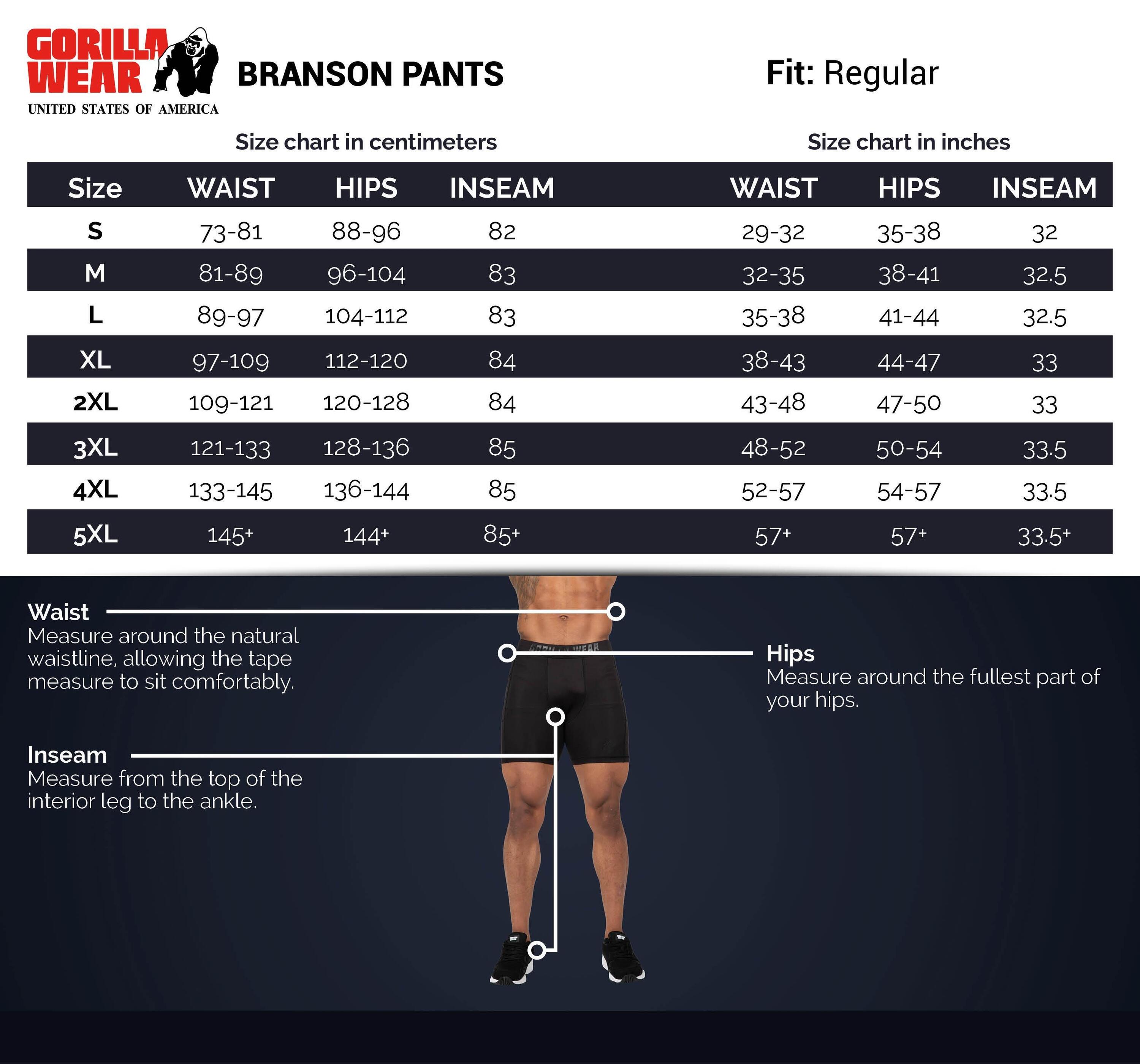 Pantaloni running Gorilla Wear Branson 4/5