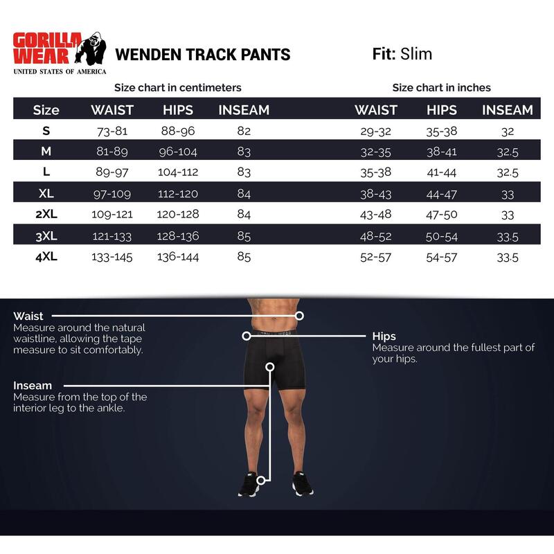 Wenden Track Pants Black/Gold