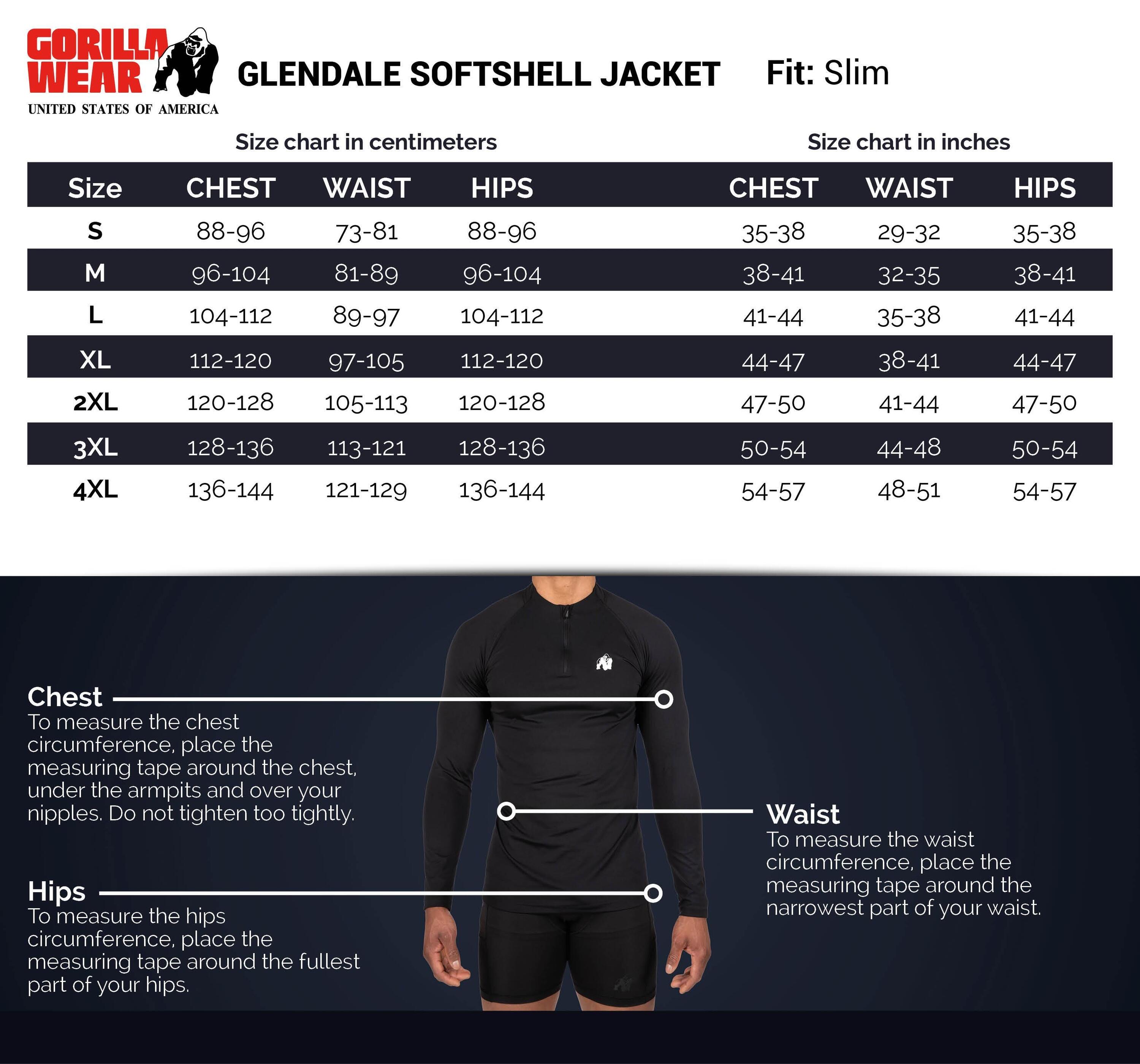 Chaqueta de chándal Gorilla Wear Glendal Softshell 5/6