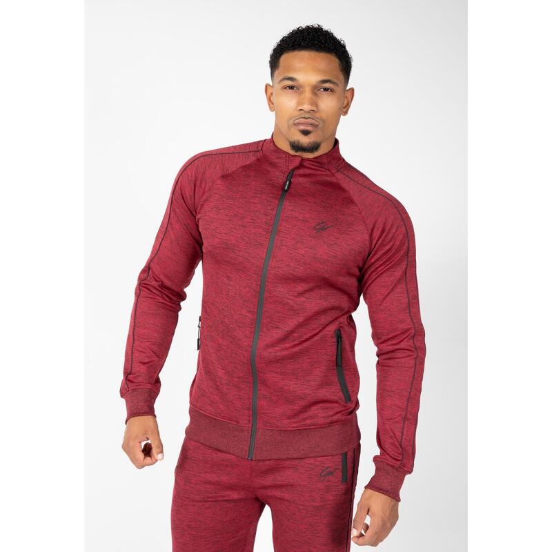 Wenden Track Jacket Burgundy Red