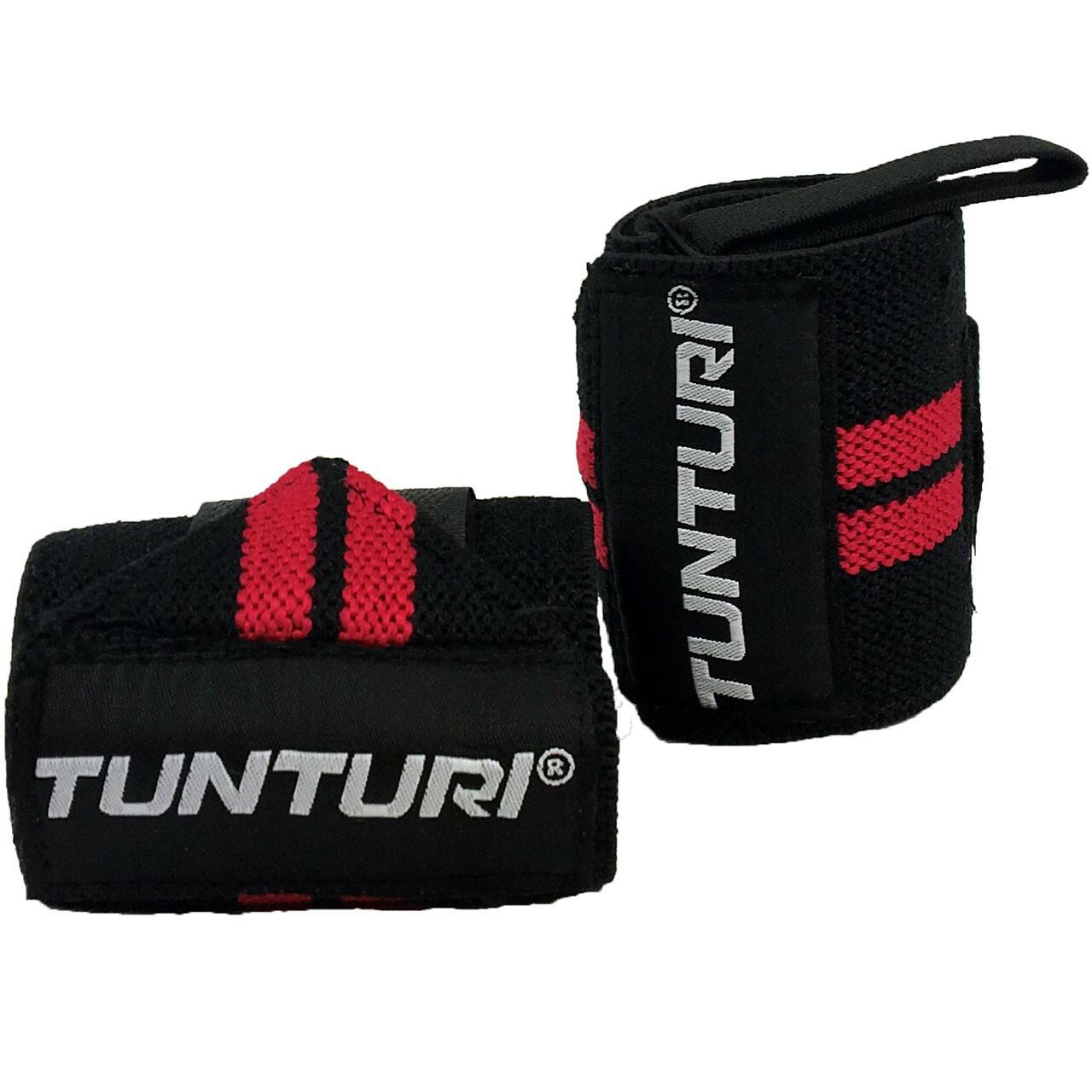 TUNTURI Tunturi Handgelenk Bandagen Schwarz mit Rot One Size