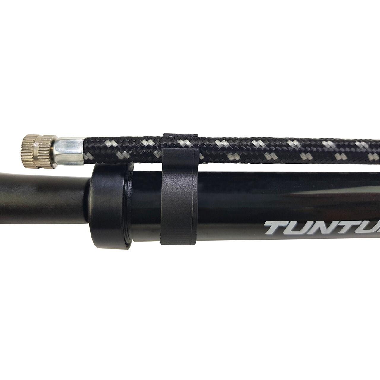 Pompe ballon Tunturi Double Action noire avec 2 embouts 2/5