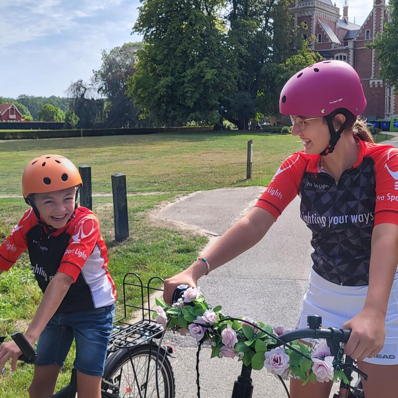 Kinderfietshelm - skate Fietshelm voor kinderen - Mat Roze