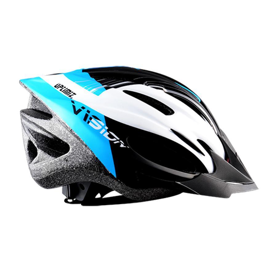 Kask rowerowy Optimiz dla dorosłych - niebiesko-biały 3/5