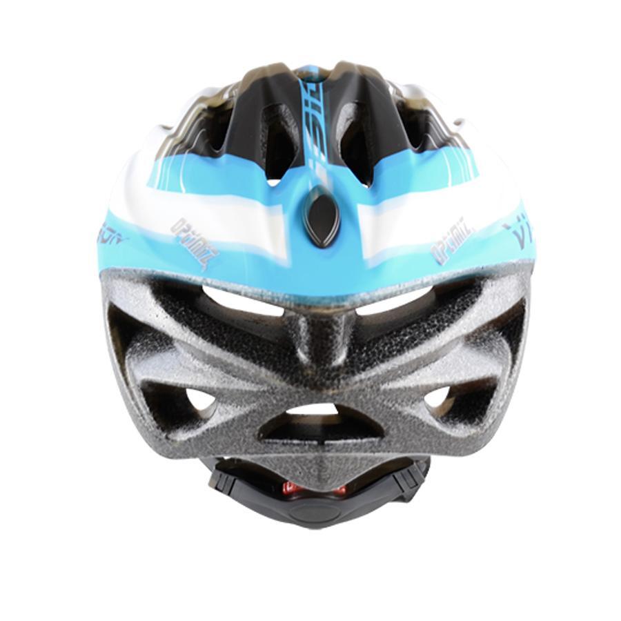 Kask rowerowy Optimiz dla dorosłych - niebiesko-biały 4/5