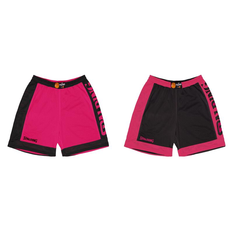 Spalding Basketball Short réversible Fuschia violet