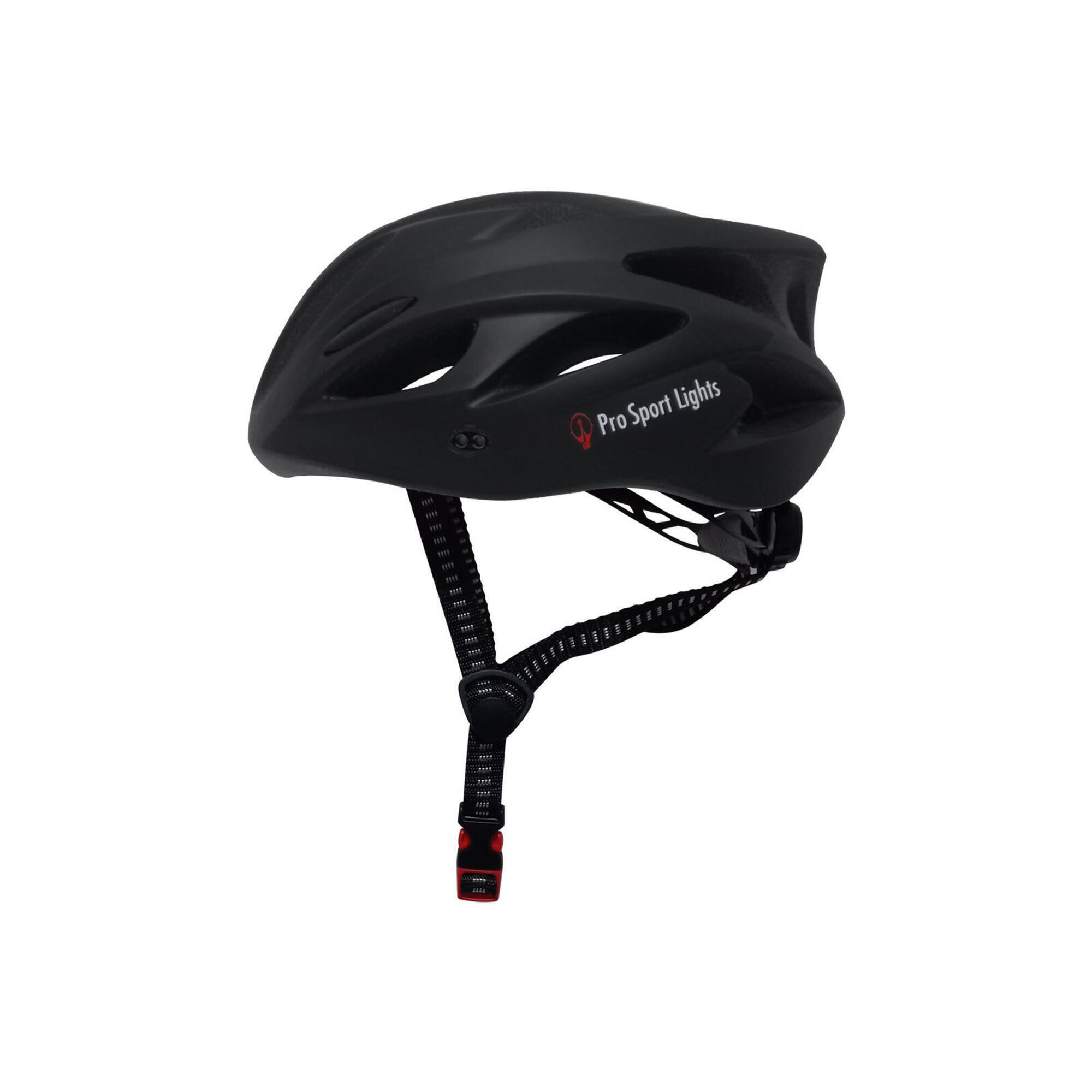 Casca de ciclism Pro Sport Lights - Negru mat - Bărbați/Femei