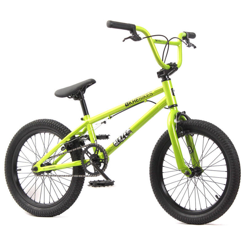 Vélo BMX Blaze entfants vert 10,2kg 18 pouces