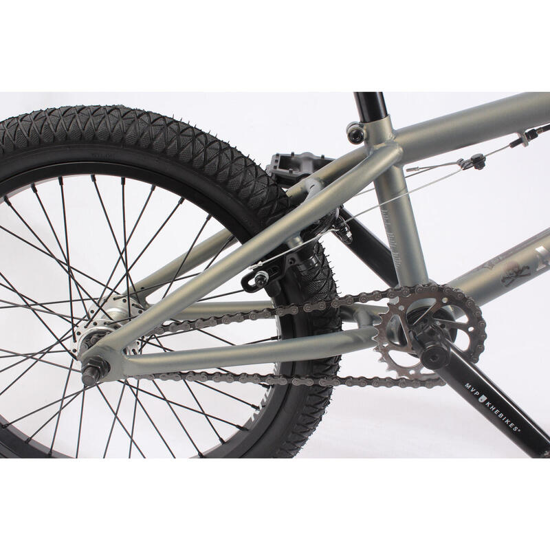 BMX fiets Arsenic kinderen grijs 11,1kg 18 inch KHEbikes