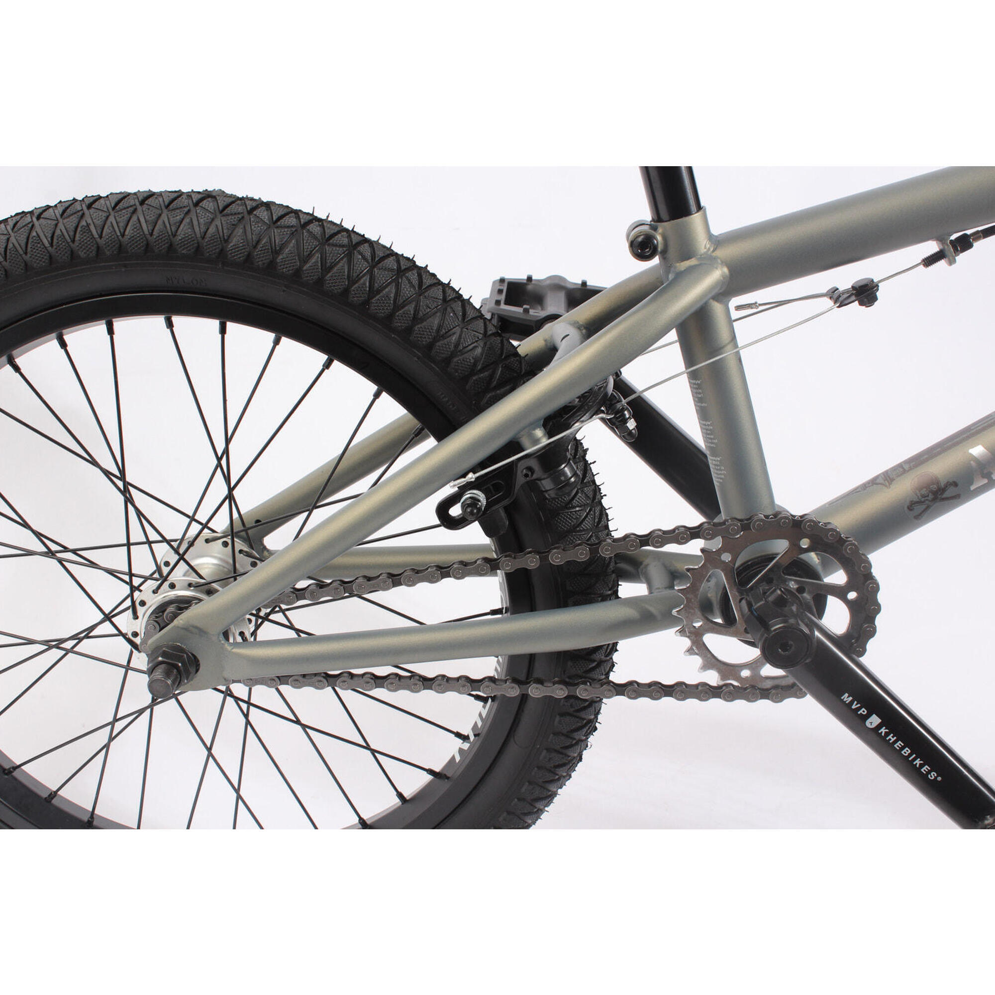 BICI BMX BAMBINI ARSENICO GRIGIO 10.1KG 18 POLLICI KHEBIKES