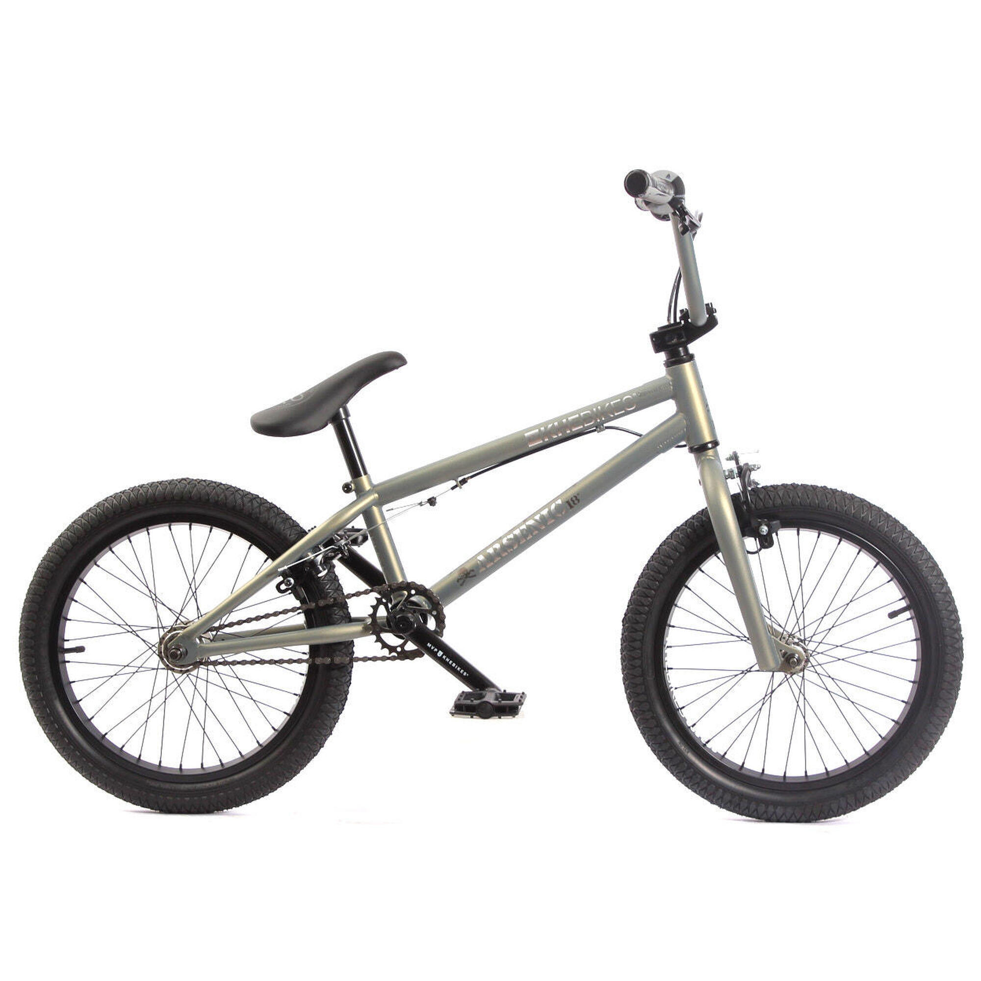 BICICLETA BMX ARSENIC NI OS GRIS 10 1KG 18 PULGADAS KHEBIKES