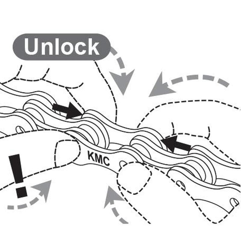 Enganche cadena (2 ud) kmc 7,3m 6/7/8v