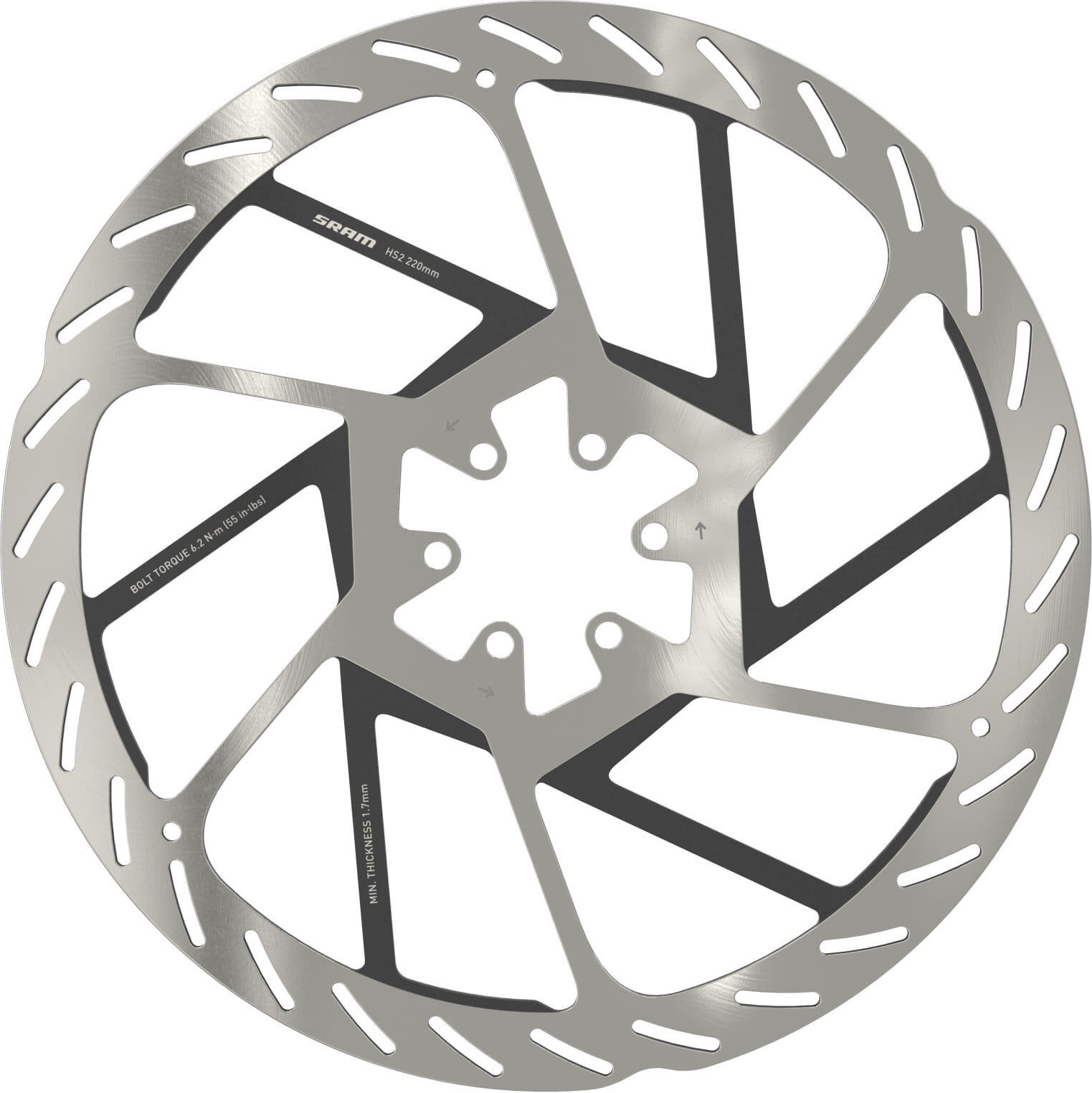 Disque de frein 6 trous Sram Hs2 4/4