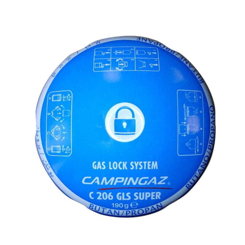 C206 GLS Butane Gas Cartridge 190g 2/4