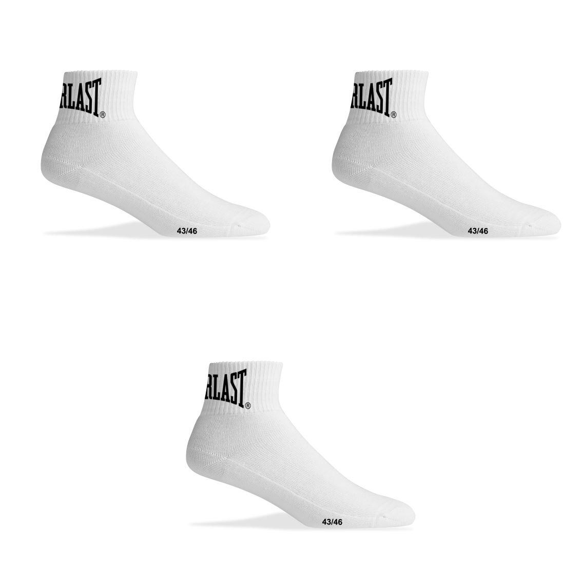 Pack 3 Pares Calcetines Deporte Quarter Everlast 1/2