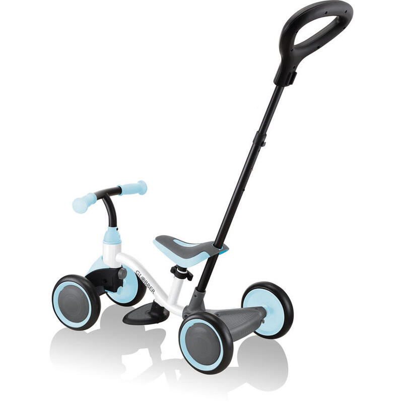 Trottinette draisienne / Quadricycle  Learning Bike 3in1  blanc-pastel blue