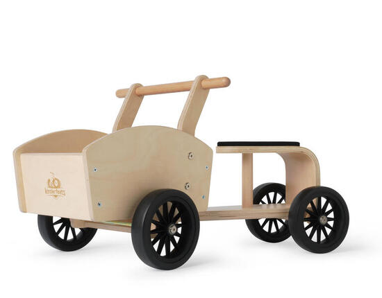 Draisienne Kinderfeets Cargo Bike bois 66x35,5x38 cm brun