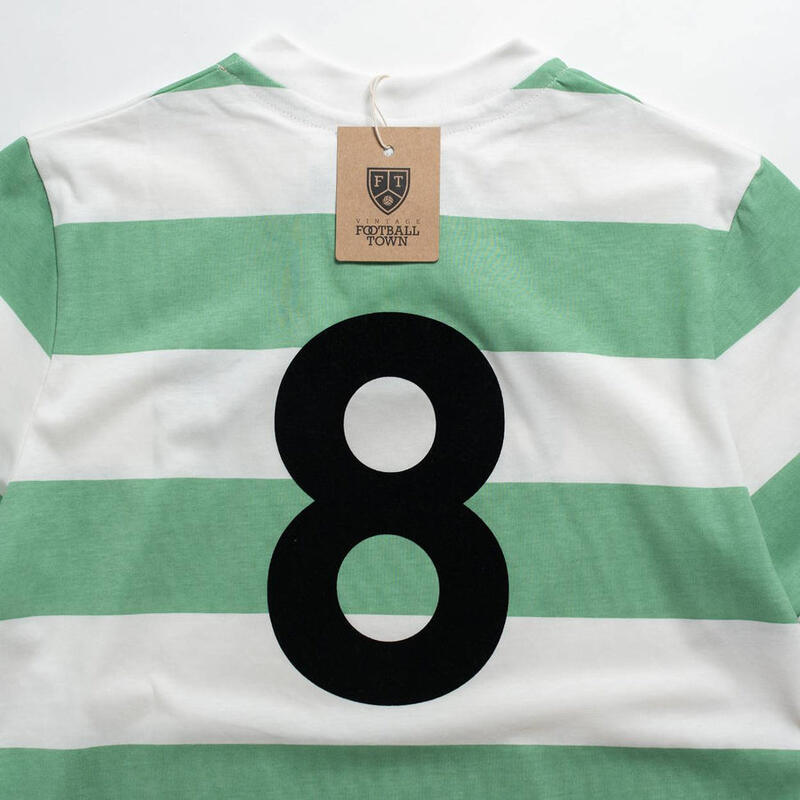 T-shirt met vetersluiting Football Town Retro The Clover