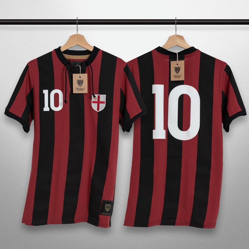 T-Shirt Retro with Laces La Croce Football Adulte Vintage - L