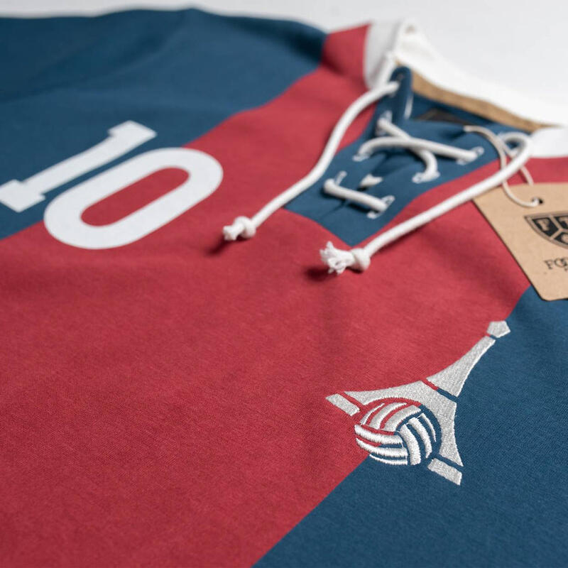 T-Shirt Retro with Laces La Tour Football Adulte Vintage - XL