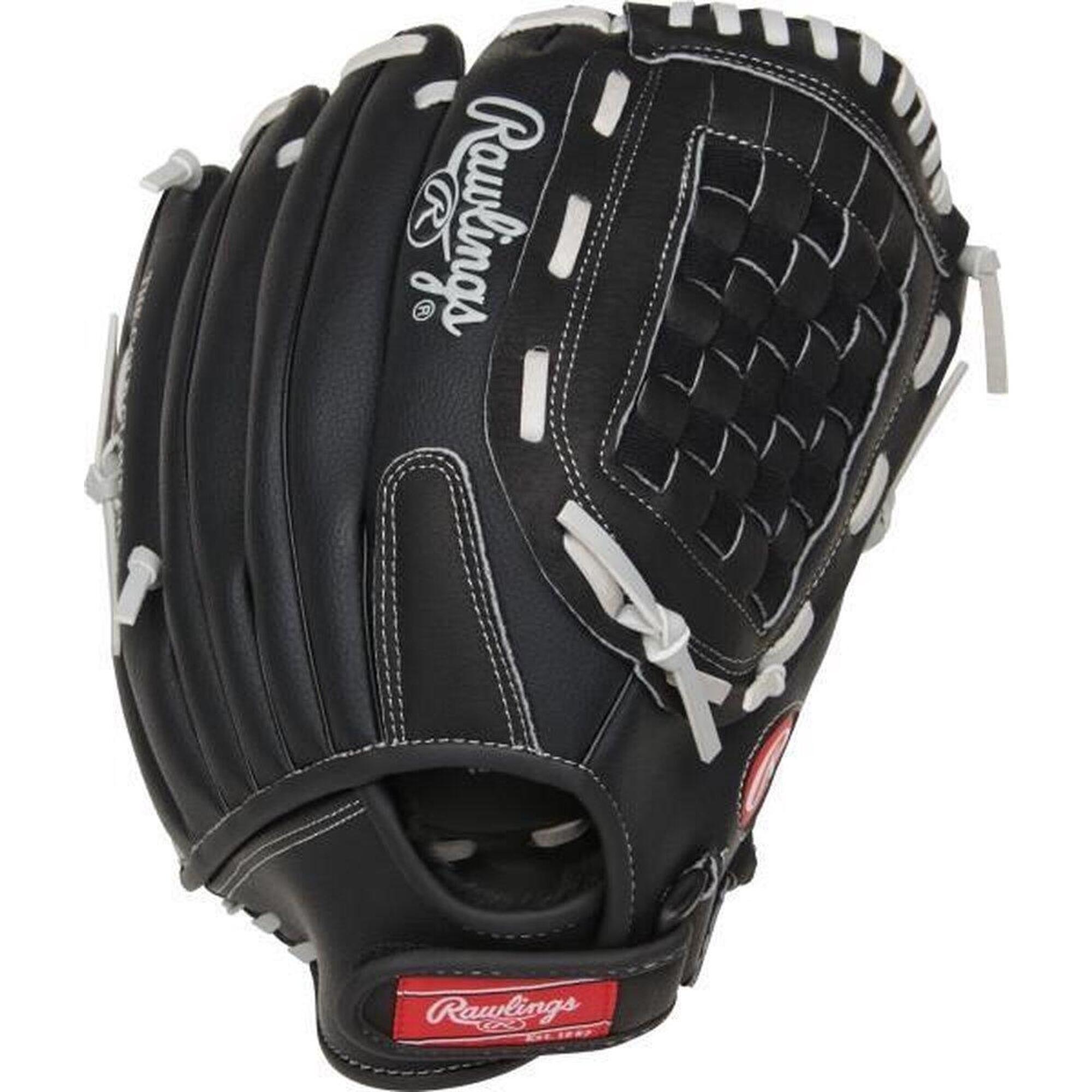 RSB130GB Adult Unisex Zero Shock Baseball Glove Black/Grey 13 inches