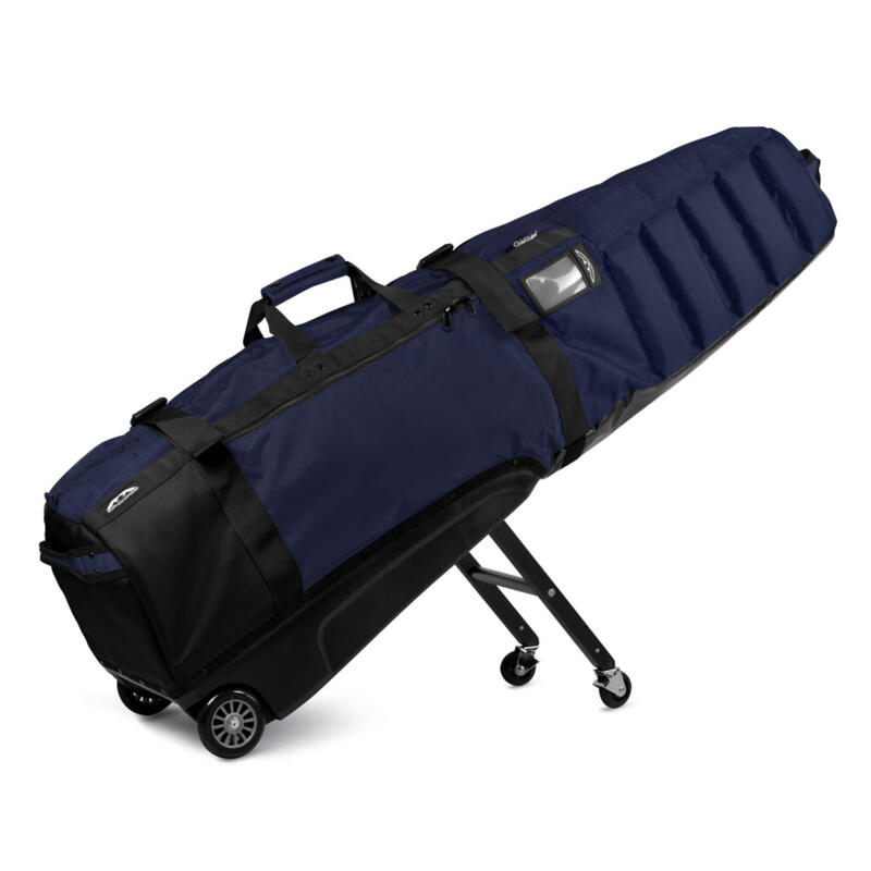 0924 CLUBGLIDER MERIDIAN TRAVEL COVER GOLF BAG 140L - NAVY/BLACK