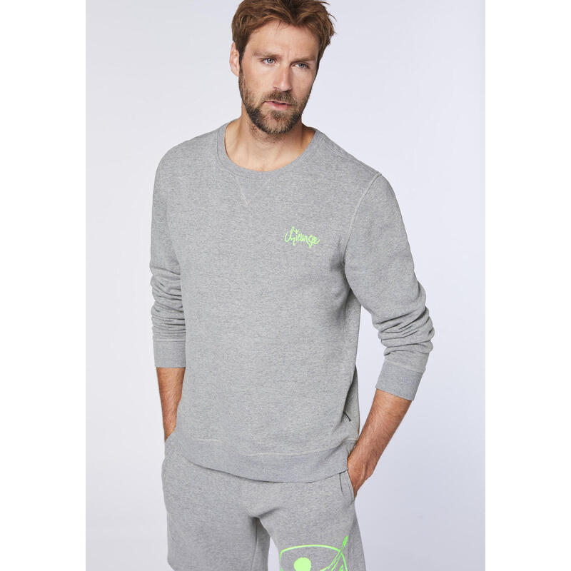 Sweatshirt im Label-Look