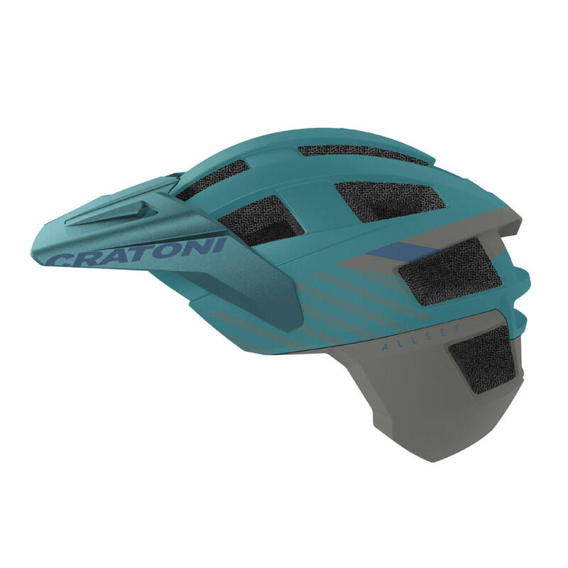 CRATONI Casque de vélo MTBAllSet Pro Jr. turquoise/anthracite mat