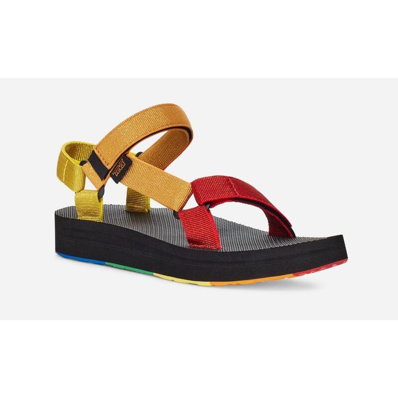 MIDFORM UNIVERSAL WOMEN SANDALS - PRIDE UPDATE RAINBOW MULTI