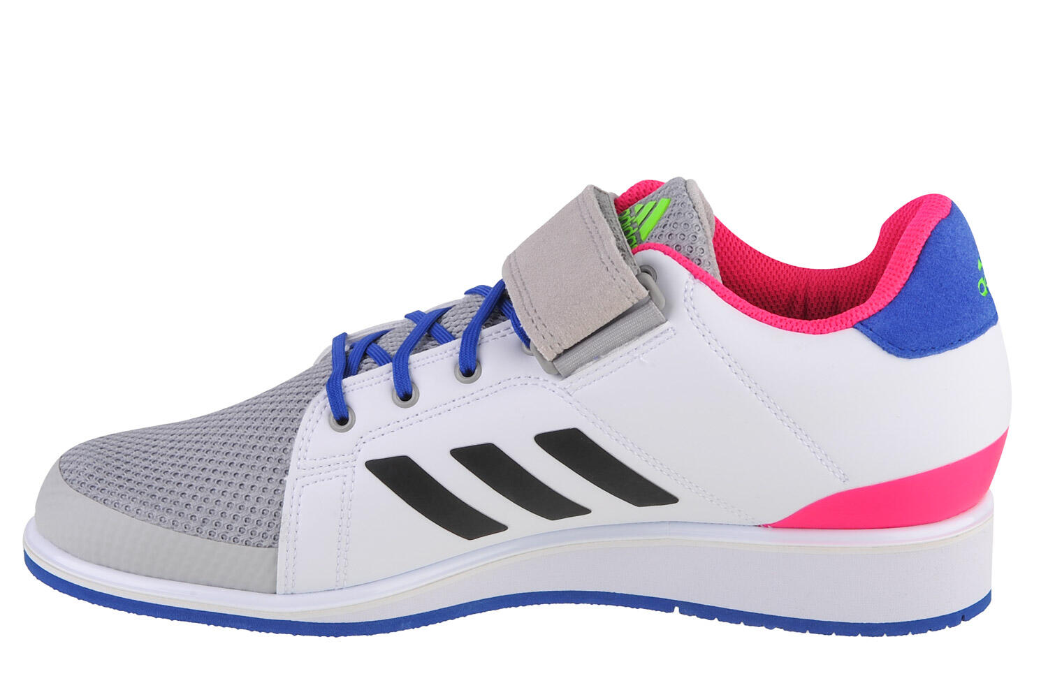 Scarpe Uomo Adidas Power Perfect 3 bianco 2/4