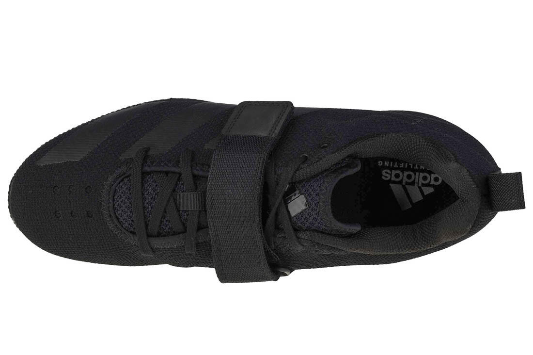 Scarpe Uomo Adidas Adipower II nero 3/4