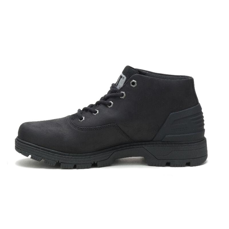 Botas Caterpillar Leverage para homem preto de couro