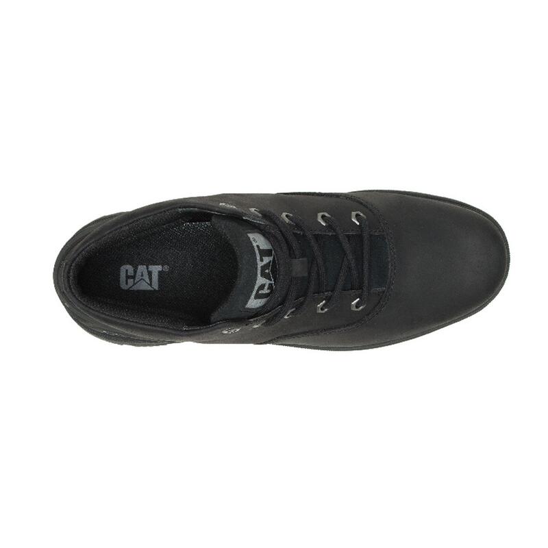 Botas Caterpillar Leverage para homem preto de couro