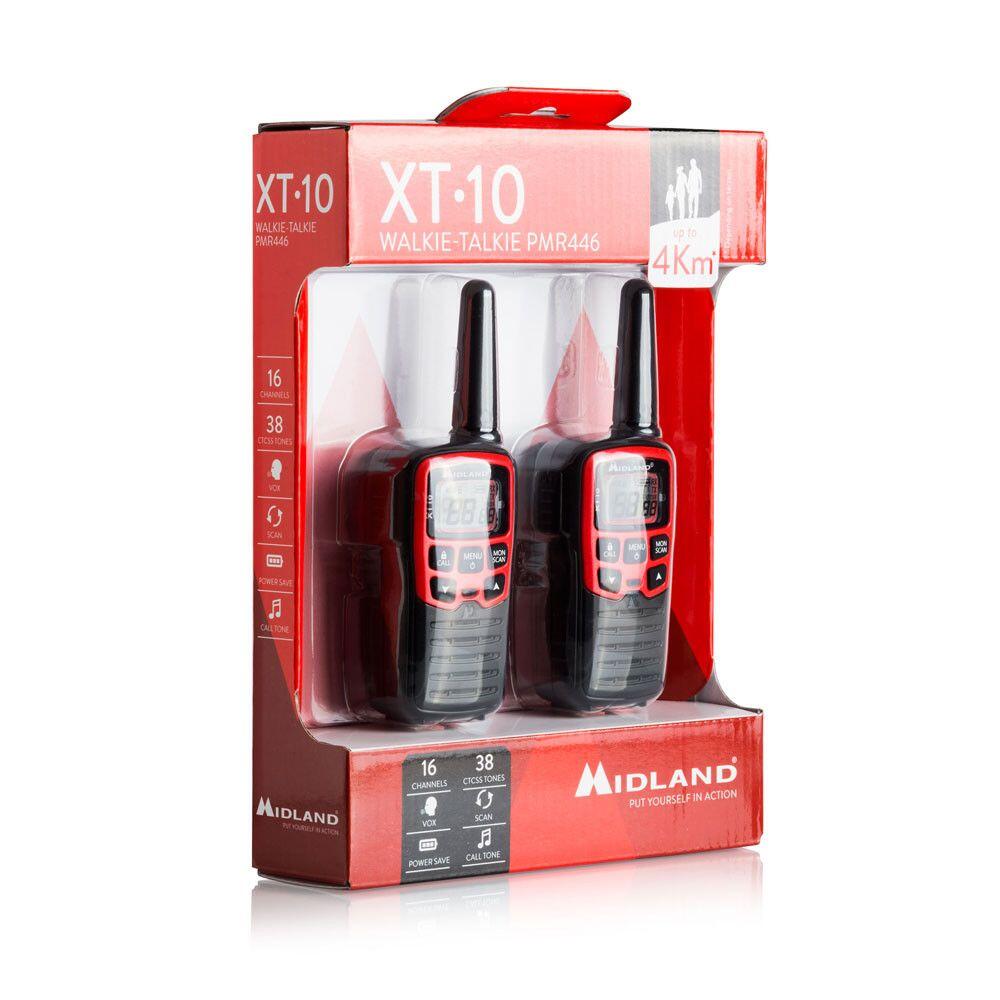 Combo digital de walkie-talkie para principiantes Midland XT10 4 km 4/7