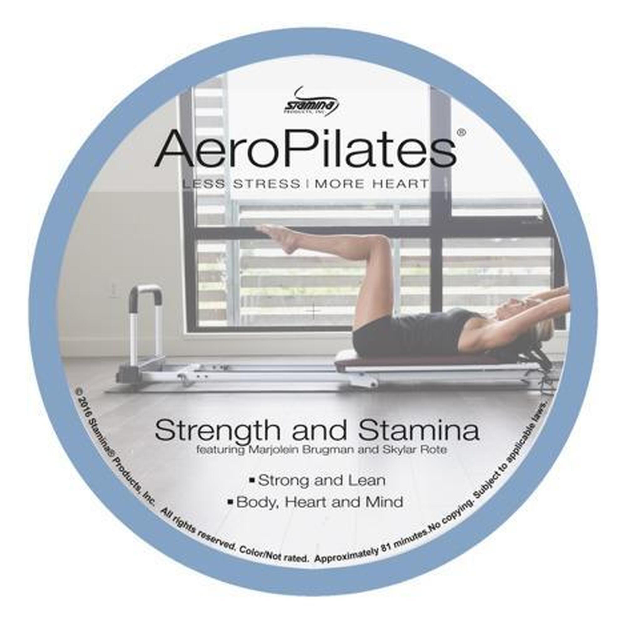AEROPILATES AeroPilates Pilates Strength and Stamina Workout DVD -New series