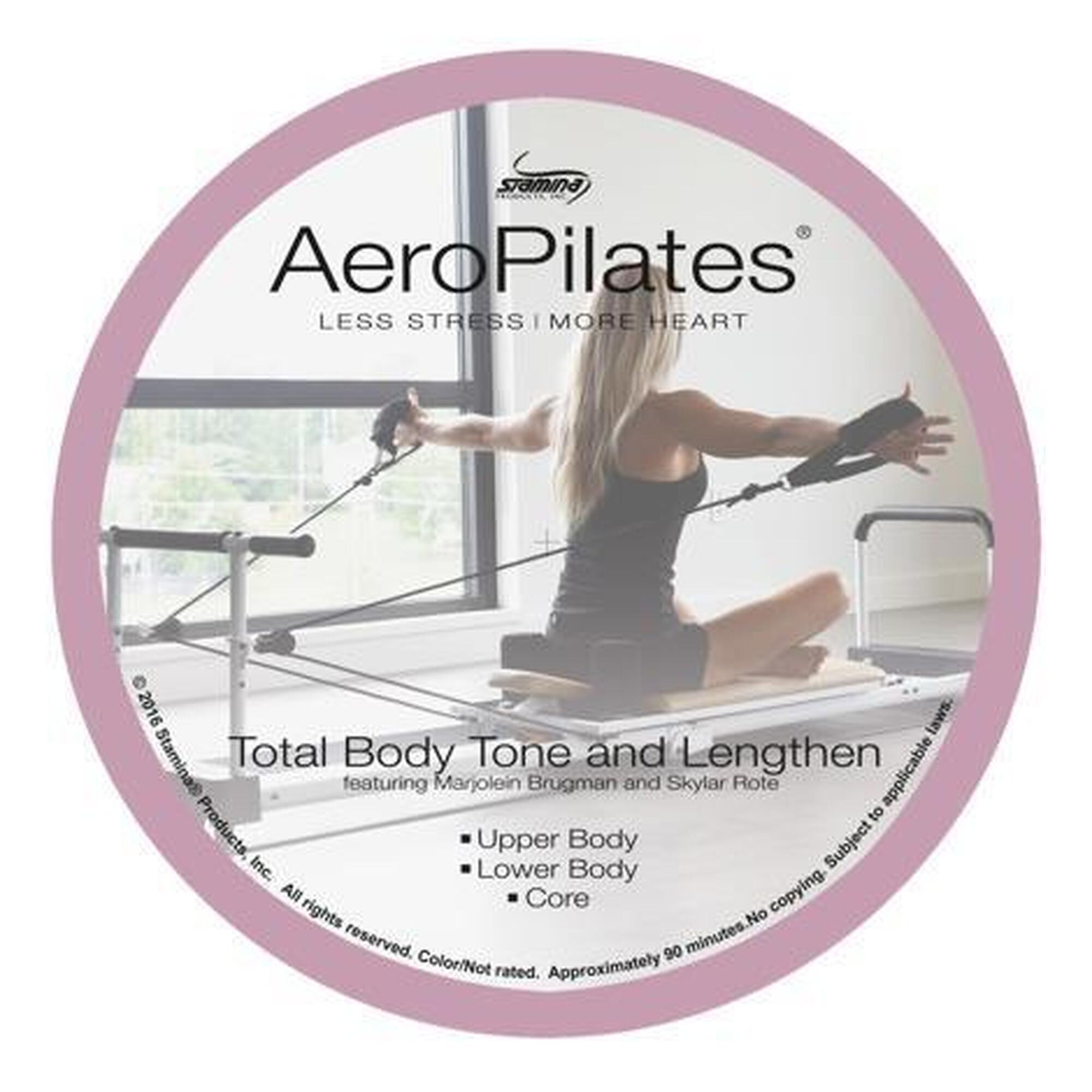 AeroPilates Pilates Total Body , Tone and Lengthen workout DVD - New Series 1/1
