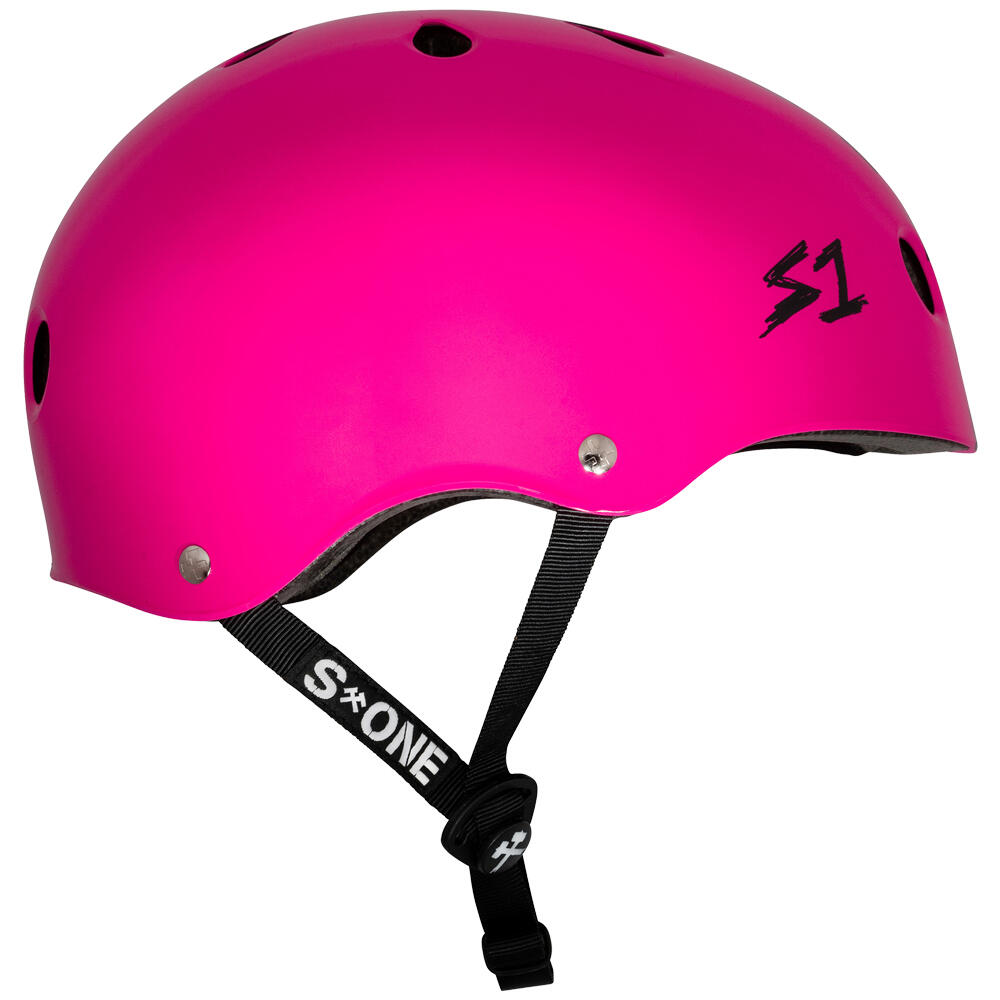 S1 LIFER HELMET - MULTI-IMPACT & HIGH-IMPACT CERTIFIED - PINK GLOSS CHECKER 3/5