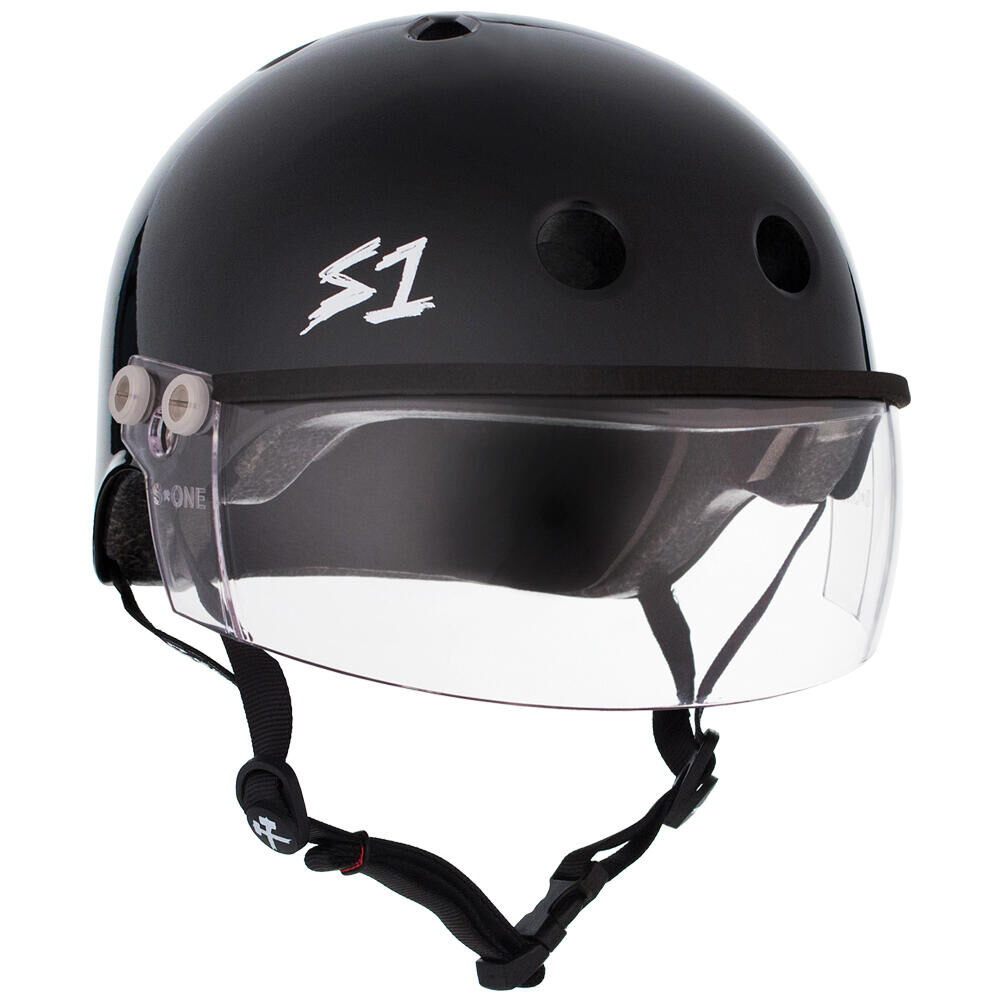 S1 HELMETS S1 LIFER VISOR HELMET - MULTI-IMPACT & HIGH-IMPACT CERTIFIED – BLACK GLOSS