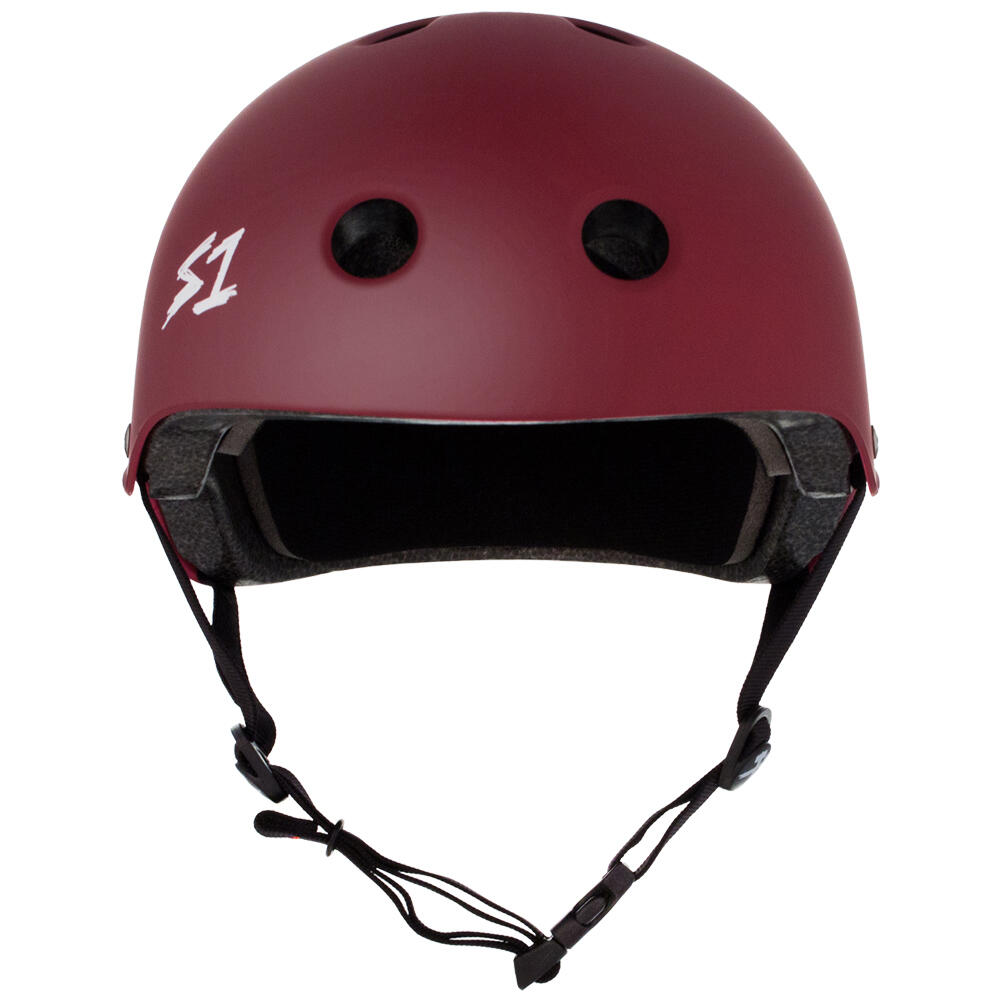 S1 LIFER HELMET - MULTI-IMPACT & HIGH-IMPACT CERTIFIED - MATT MAROON 2/5