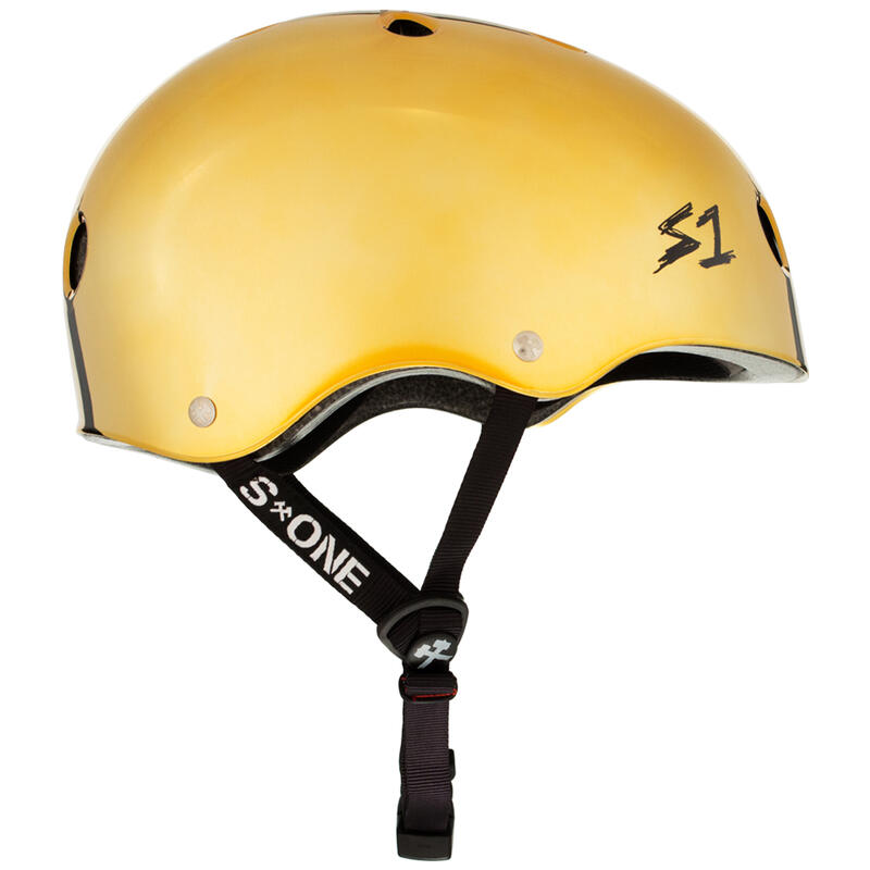 S1 LIFER HELMET MULTIIMPACT & HIGHIMPACT CERTIFIED GOLD MIRROR S1